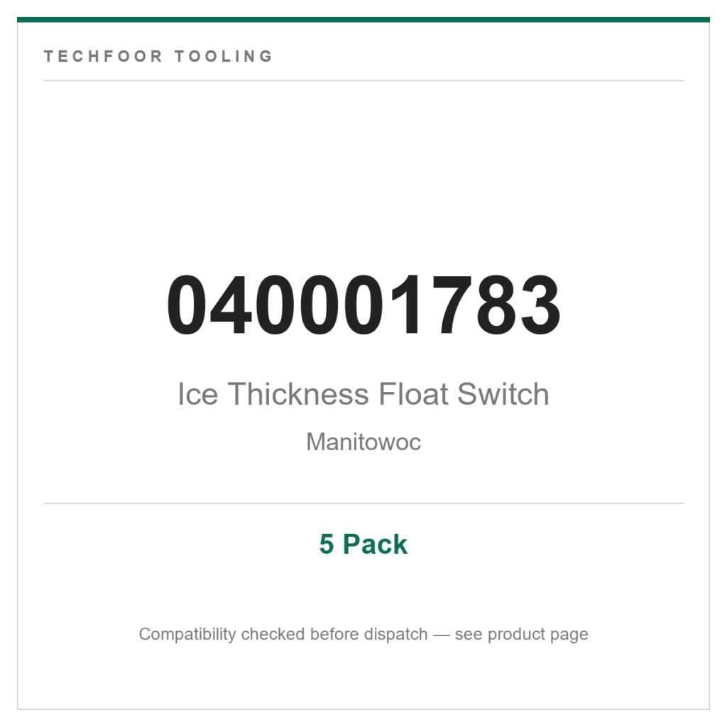 040001783 Ice Thickness Float Switch — Manitowoc Ice Machine — 5 Pack