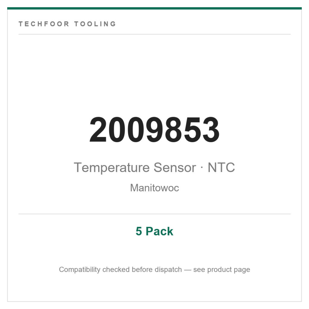 2009853 Temperature Sensor, NTC Thermistor — Manitowoc Ice Machine — 5 Pack